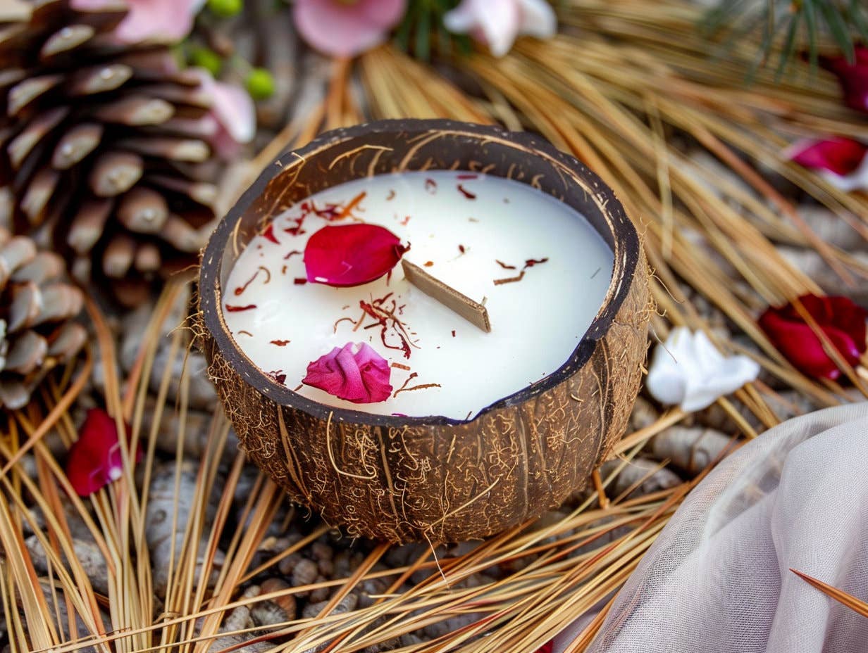 La bougie qui devient plante Fleur de Cerisier