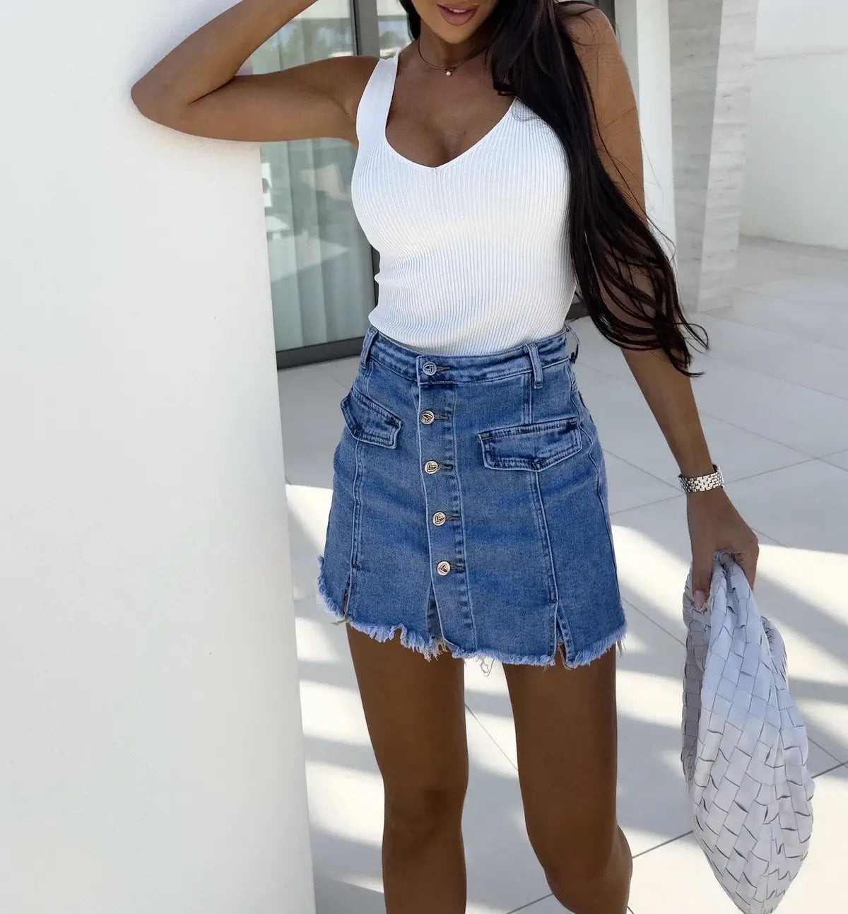 Jupe Short Jean
