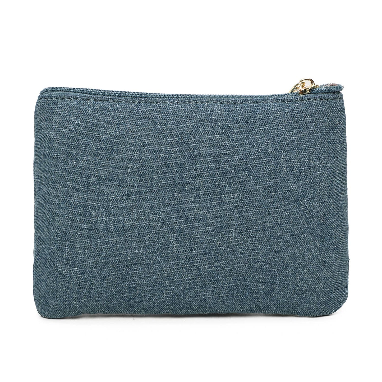 Pochette, trousse à message "LOVE" avec patte de chat