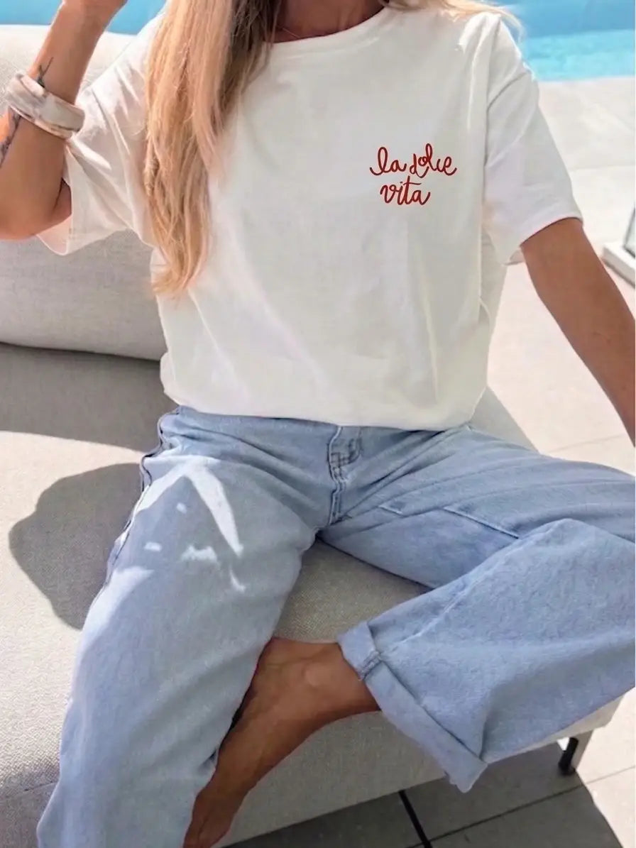 T-shirt large Dolce Vita