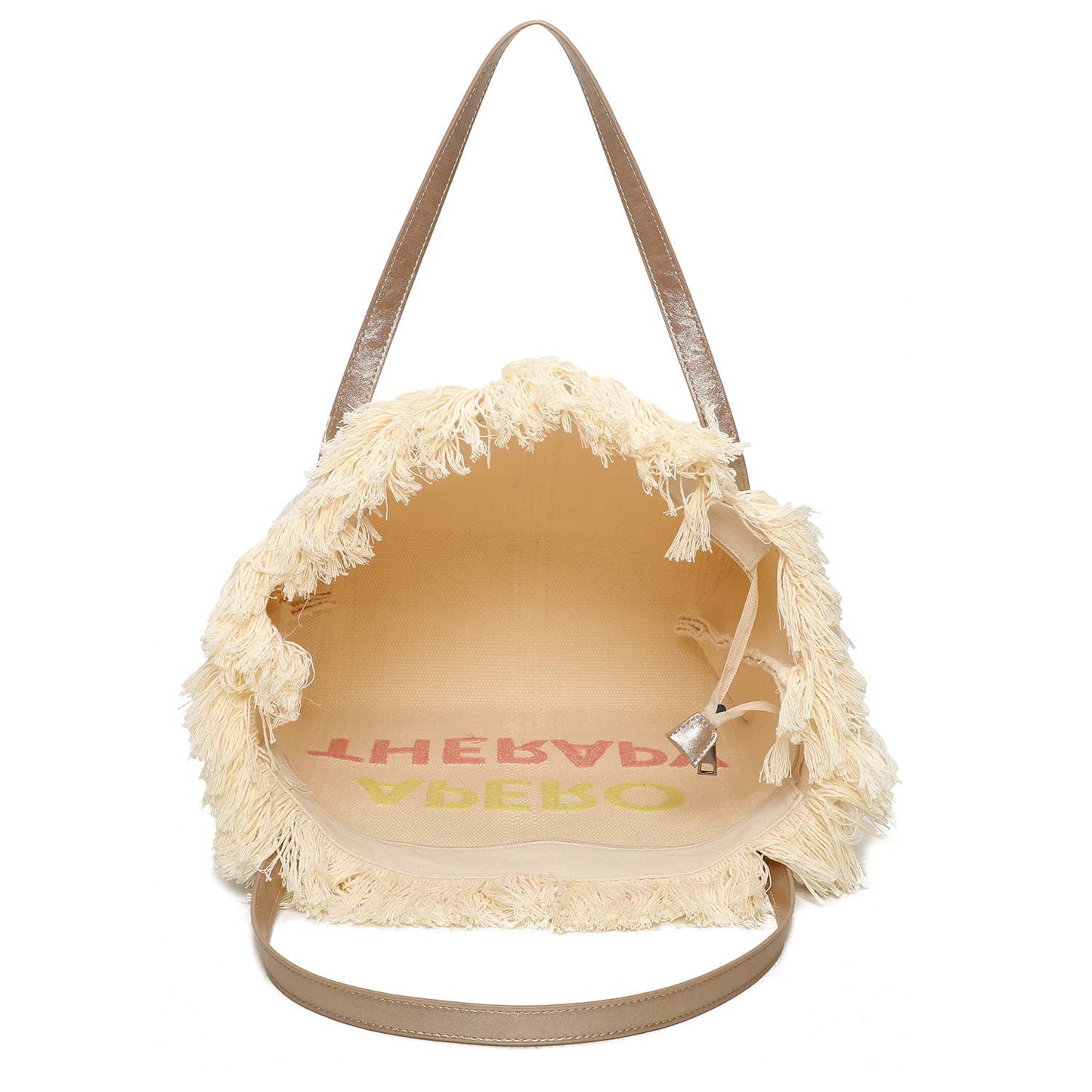 Cabas zippé avec marquage "Apero" parfait pour l'été, plage