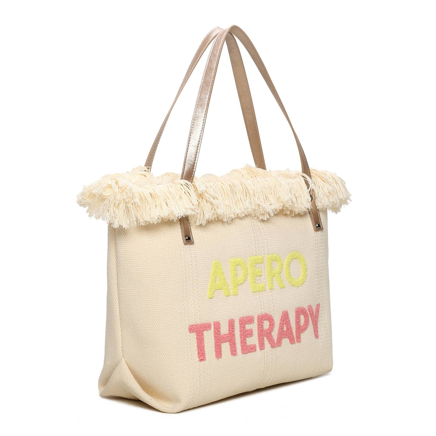 Cabas zippé avec marquage "Apero" parfait pour l'été, plage