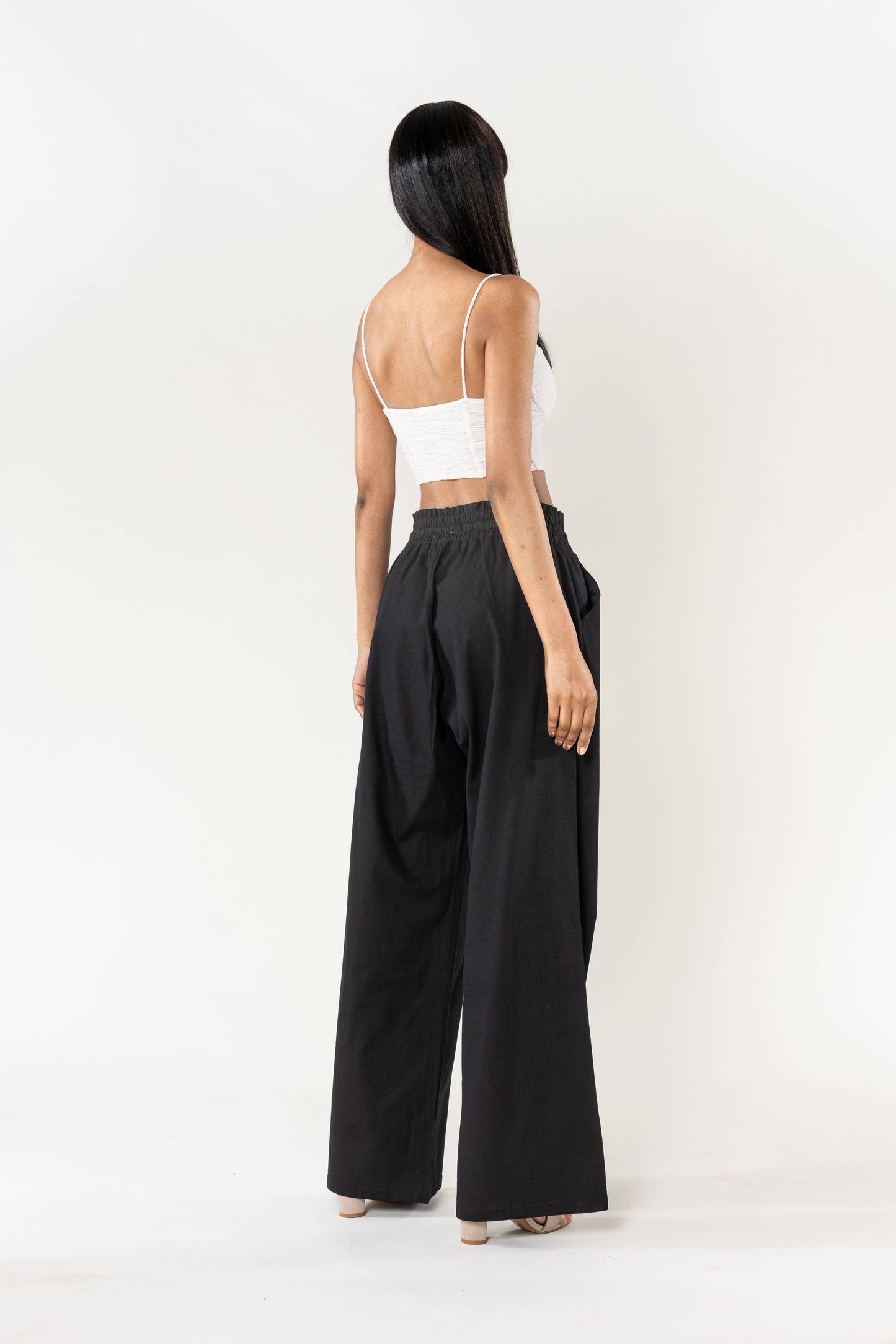Pantalon façon lin