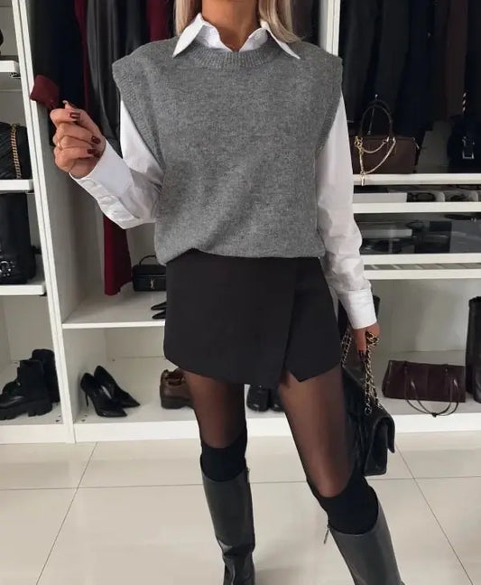 Pull sans manche