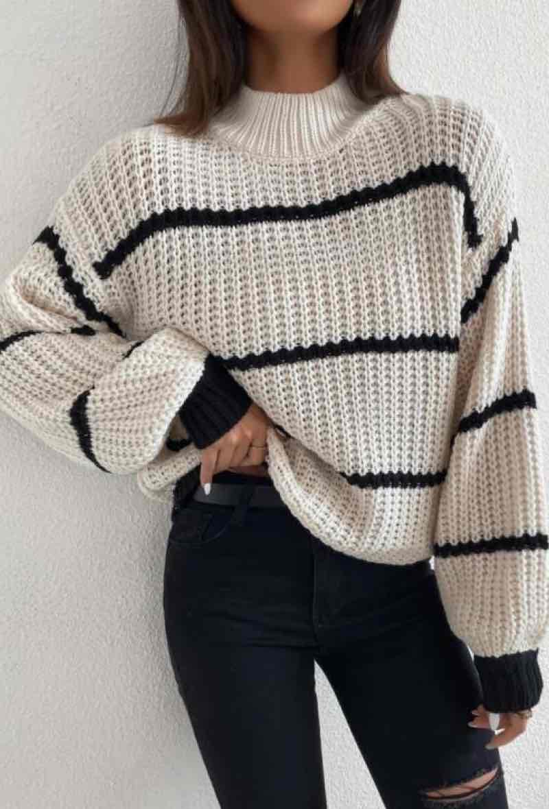 Pull à rayures