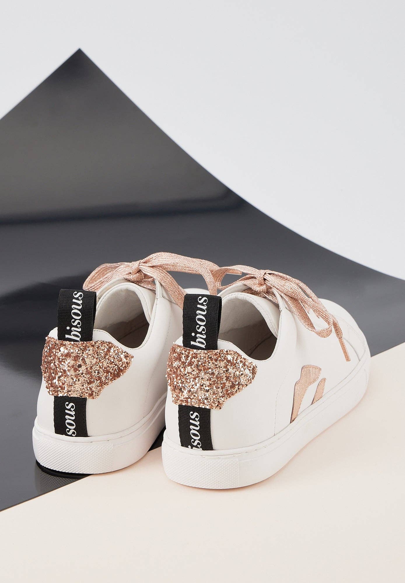 Baskets Bons baisers modèle Rose Gold Lace