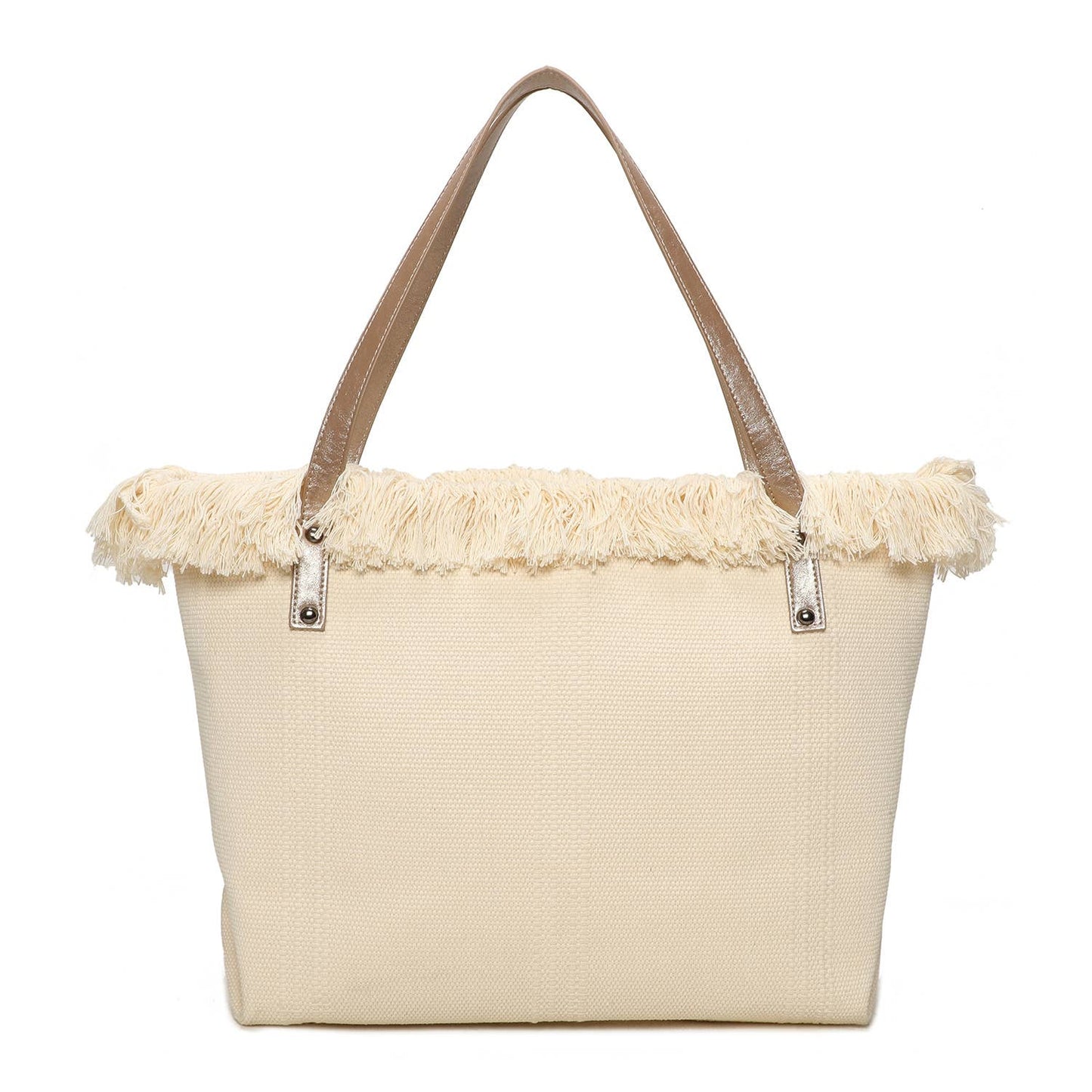 Cabas zippé avec marquage "Love" parfait pour l'été, plage